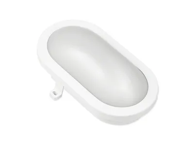 Zdjęcie produktu dla Lampa owalna LED 12W IP54 Oświetlenie piwnicy Neutralna biel 840 Lumen Światło sufitowe Odporne na wilgoć Światło białe