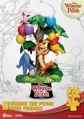 Produktbild von Beast Kingdom Toys Disney Winnie The Pooh With Friends D-Stage PVC Diorama Statue 16 cm BKDDS-053