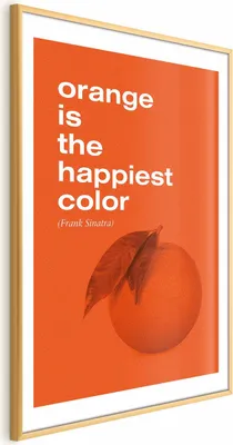 Produktbild von Posterpapier Poster - The Happiest Colour 29.7x42 cm Text j-A-0074-ao-a