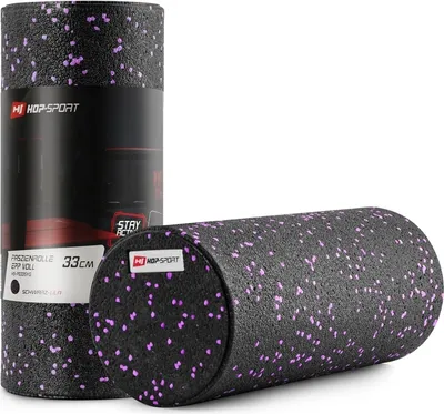 Obrázok produktu pre Hop-Sport fasciálny valček na chrbticu - masážny valček na automasáž celého tela z ekologického EPP - stredne tvrdý, HS-P033SYG