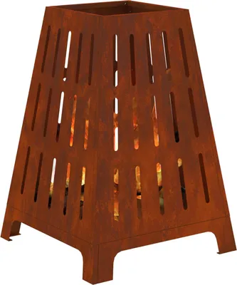 Obrázek produktu pro Ohniště Hnědá 50 x 50 x 70 cm Povětrnostně odolná ocel