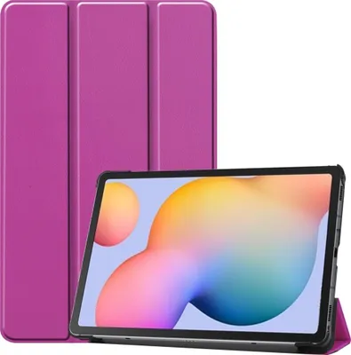 Produktbild von Mobigear Dreifach-Faltetui für Tablet, Hülle für Samsung Galaxy Tab S6 Lite, Klapphülle - Lila
