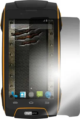 Produktbild von MyPhone Hammer AXE LTE/3G Panzerglas Schutzfolie - 9H Härte, 0,3mm