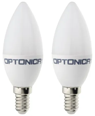 Produktbild von Optonica E14 LED-Kerzenlampe 3,7W 320lm 4500K 230V 2 Stück