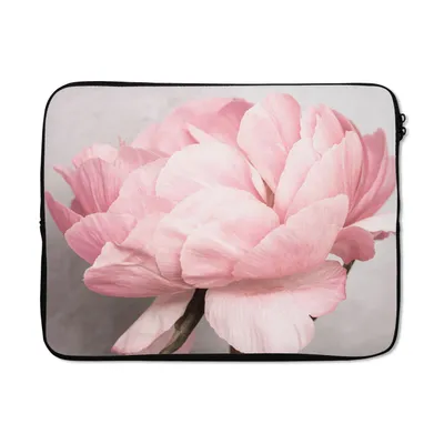 Produktbild von MuchoWow® Laptop Hülle 15 Zoll Blumen - Rosa - Natur - Pflanze Laptoptasche - Laptoptasche - Sleeve - Rundum-Schutz