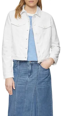 Image de s.Oliver 2163575.01Z8.46, Femme, Adulte, Coupe ajustée, Boutonné, Coton, Blanc