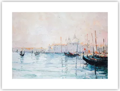 Produktbild von Poster - Poster ohne Rahmen - Venedig Basilika - 40x30 cm - Wand Bild - Wanddeko - Wandbilder - Kunstposter - Wandposter - Bilder - Kunstdruck - Wanddekoration - Wandbild - P2XAA40x30-3662