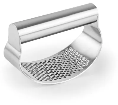 Knoflookpresse aus Edelstahl, spülmaschinengeeignet, 10,2 cm