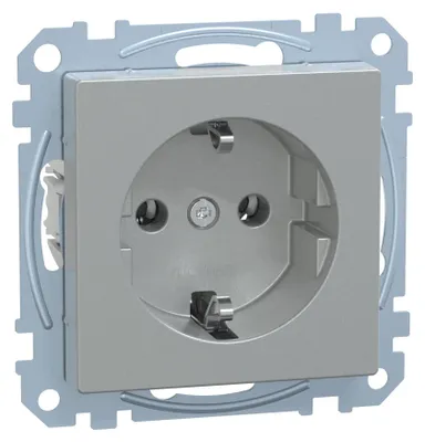 Produktbild von Merten SCHUKO-Steckdose StK MEG2301-0460 aluminium System M