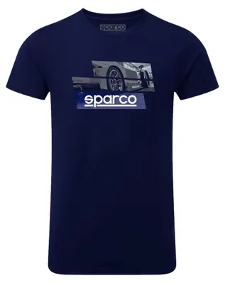 Immagine prodotto di T-shirt sportiva Sparco, blu navy, taglia S