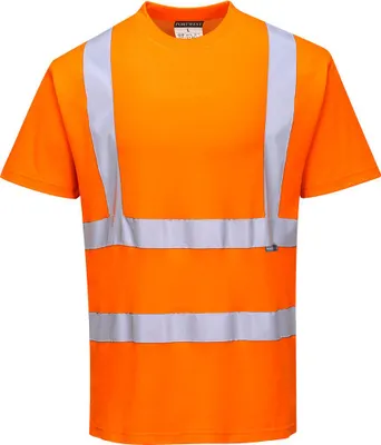 Image de T-shirt Hi-vis Mc Coton Comfort - Taille Xs - Orange - Portwest