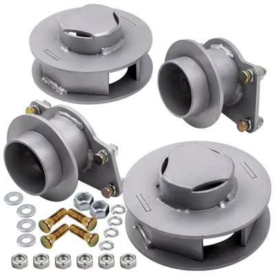 Image de Jeep Liberty KK 2008-2012 - Rehausse de suspension de 2,5 pouces - Kit de rehausse de 6,35 cm - Entretoises de jambe de force avant - pour 4x4 - Kit de suspension
