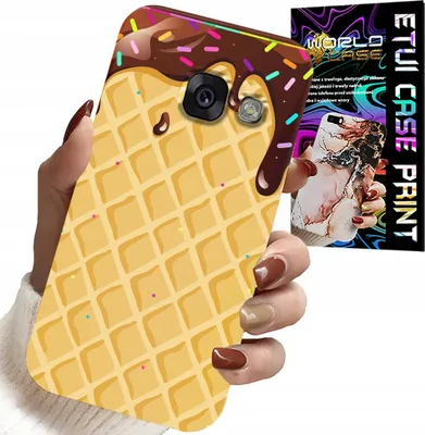 Produktbild von Hülle Für Samsung A5 2017 - Mit Schokoladenwaffel-Motiv