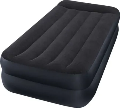 Produktbild von Intex 64122 Pillow Rest Raised Single Luftbett mit integrierter Luftpumpe , 99 x 191 x 42 cm