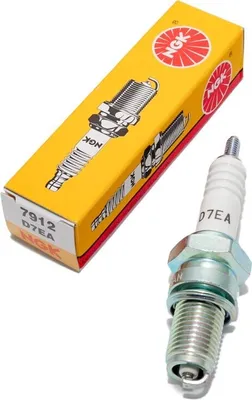 Image de Bougie d'allumage NGK D7EA, 19,0mm, filetage long Ø 12,0mm, 7912