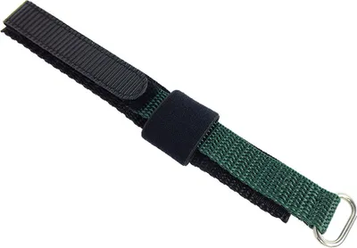 Produktbild von s.Oliver > Uhrenarmband 14mm Klettband grün / schwarz Nylon SO-1869-LQ