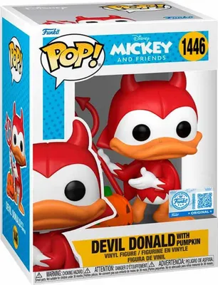 Immagine prodotto di Funko Pop! Disney - Diabelski Donald z Dynią Ekskluzywna Figuraka