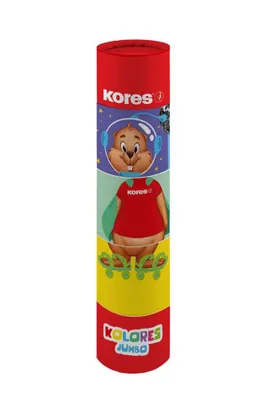 Obrázek produktu pro Kores BB93515 Kores trojhranné barevné tužky "Kolores JUMBO Twist & Turn", sada 12 ks