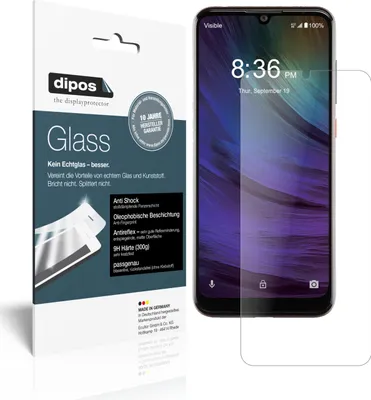 Produktbild von 2x Schutzfolie für ZTE Blade A7 Prime matt - Anti-Shock 9H Folie dipos Glass Kunststoffglas