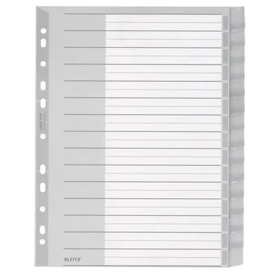Immagine prodotto di Cartelle di plastica LEITZ, bianche, A4 extra large, 15 pezzi