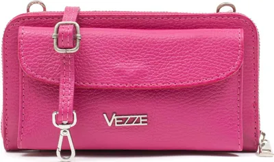 Productafbeelding van Vezze Amico handtas van fuchsia-roze leer