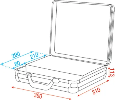 Produktbild von Case Black for 7 Microphones