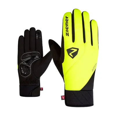 Produktbild von ZIENER DOJAN TOUCH bike glove 12737 black.poison yellow 10