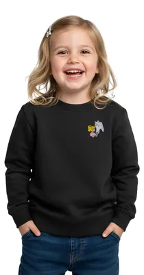 Produktbild von Spreadshirt Bibi & Tina Bibi und Sabrina Stick Kinder Premium Pullover, 122/128 (6 Jahre), Schwarz