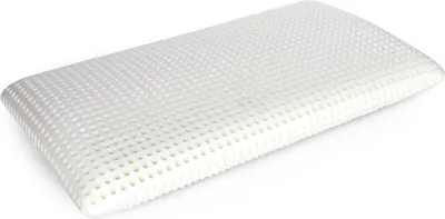 Produktbild von Talamo Italia Kissen für Bett, 100% Italy, Ergonomisches Seifen-Kissen aus perforiertem Memory-Schaum, hypoallergen und atmungsaktiv, 70x39xh10 cm
