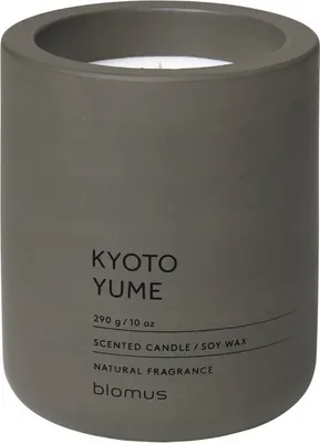 Obrázek produktu pro Blomus FRAGA vonná svíčka Kyoto Yume, vonná svíčka, svíčka, beton, asfalt, 11 cm, 65953
