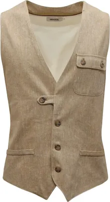 Immagine prodotto di P0424 Gilet Uomo Imperial Man Cotone/Linen Waistcoat