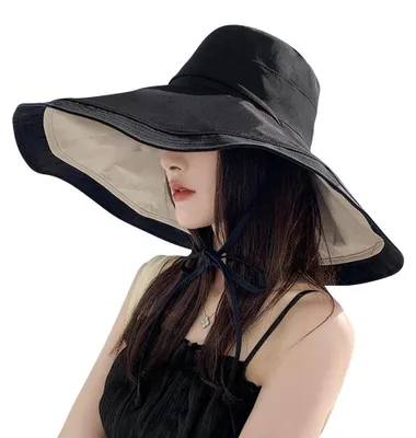 Immagine prodotto di Cappello da sole reversibile con ampia tesa, da donna