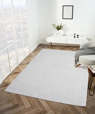 Produktbild von Conceptum Hypnose, Elex 5203, Teppich, Weiß, 100 x 200 cm, 70 % POLYPROPYLEN / 30 % POLYESTER