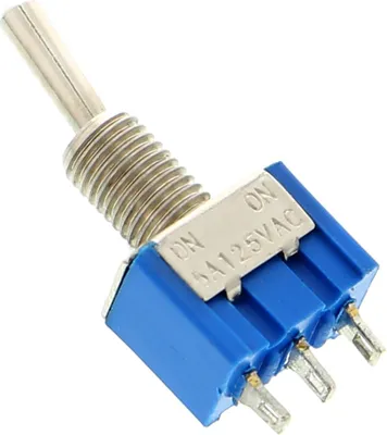 Produktbild von Kippschalter (blau) Rockerswitch EIN / EIN Rastend 125V 5A