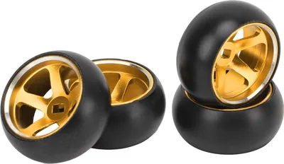 Obrázek produktu pro 4ks pneumatiky a ráfky pro RC auta Wltoys K989 K969 P939 284131 1/28 Auto na dálkové ovládání Gold