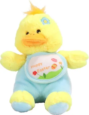 Zdjęcie produktu dla Żółty Pluszak Dekoracyjny na Wielkanoc, 20 cm