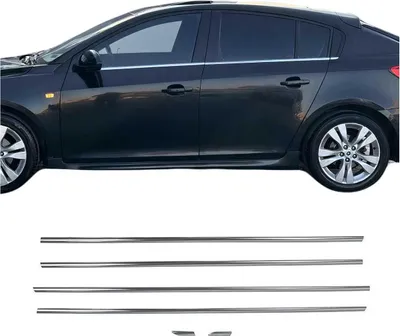 Obrázek produktu pro Okenní lišty pro Chevrolet Cruze hatchback od 2011 nerezová ocel 6ks