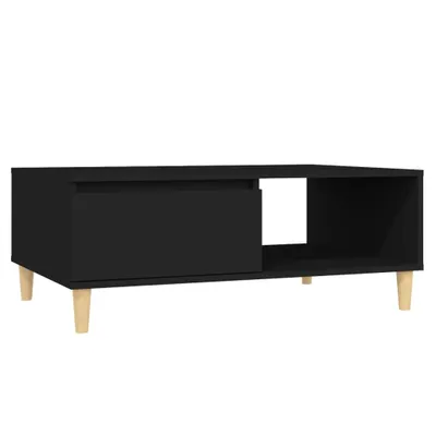 Produktbild von vidaXL Couchtisch Schwarz 90x60x35 cm Holzwerkstoff