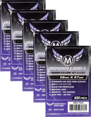 Produktbild von Mayday Standard Sleeves Kartenhüllen 500 Stück Vorteilspack 7040