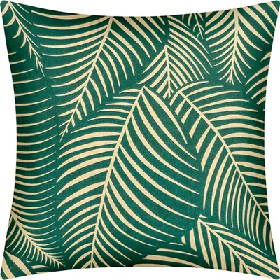 Zdjęcie produktu dla Poszewka bawełniana – 40 x 40 cm – zielona, żółta