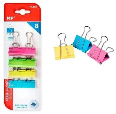 Image de Clips de couleur pour le bureau 8pcs
