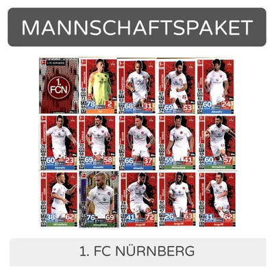Zdjęcie produktu dla Topps Match Attax – sezon 2018/19 – zestaw klubowy – 1. FC Nürnberg