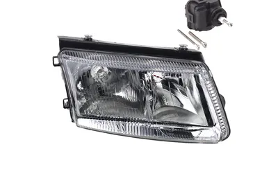Productafbeelding van Johns, koplampen geschikt voor VW Passat 97, type 3B, bouwjaar 96-00, met H7 en H4 lampen, rechts. Inclusief servomotor