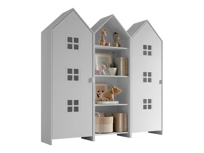Schrank Casami Bruges 37 x 172,8 x 171,3 cm MDF Weiß