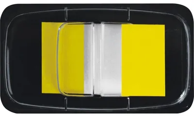 Zdjęcie produktu dla sigel HN490 Haftstreifen "Z-Marker" Film Color-Tip, gelb, 50 Blatt