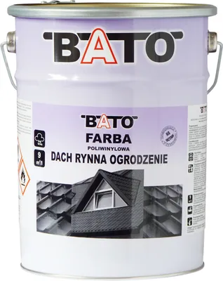 Obrázok produktu pre Polyvinylová farba na strechu BATO RAL 6005 zelená 5L