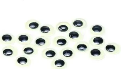 Obrázok produktu pre Pohyblivé oči svietiace v tme 12mm 20ks