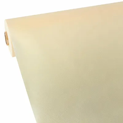 Produktbild von Papstar 84950, Rechteckig, Cremefarben, Synthetisch, Tischdecke, 90 x 4000 cm, 1,76 kg