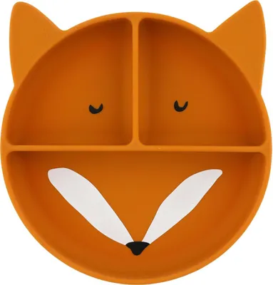 Produktbild von Trixie Silikonteller mit Fächern und Saugnapf - Mr Fox