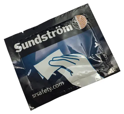 Produktbild von Sundström Einweg Reinigungstuch SR 5226 für Atemschutzgeräte, Schutzbrillen und Ohrenschutzmuscheln